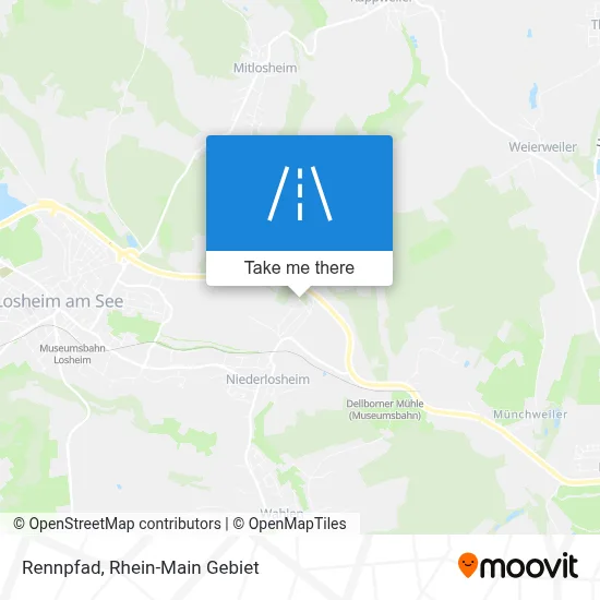 Rennpfad map