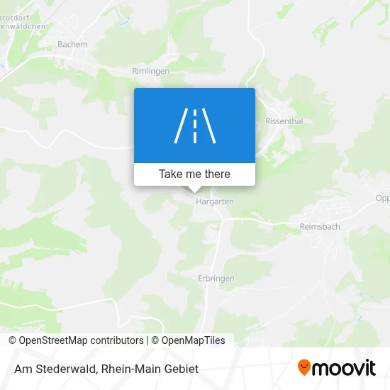 Am Stederwald map