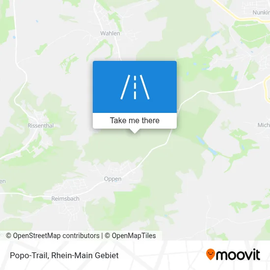 Popo-Trail map