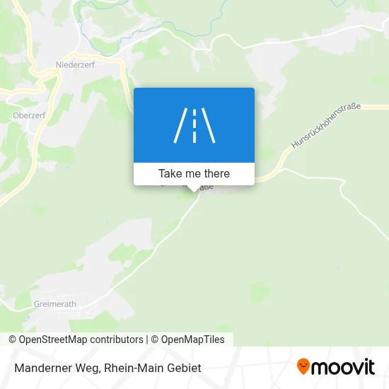 Manderner Weg map