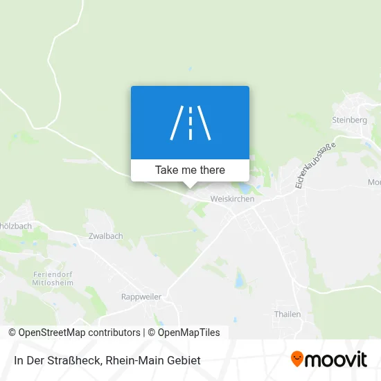 In Der Straßheck map