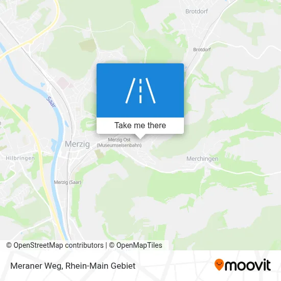 Meraner Weg map