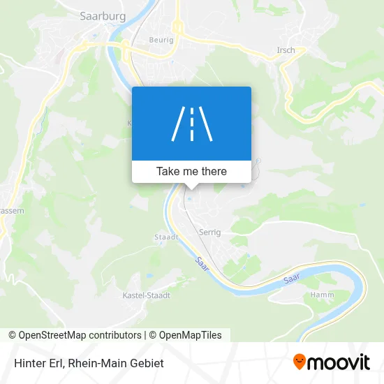 Hinter Erl map