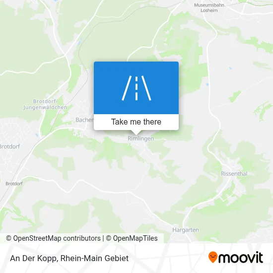 An Der Kopp map