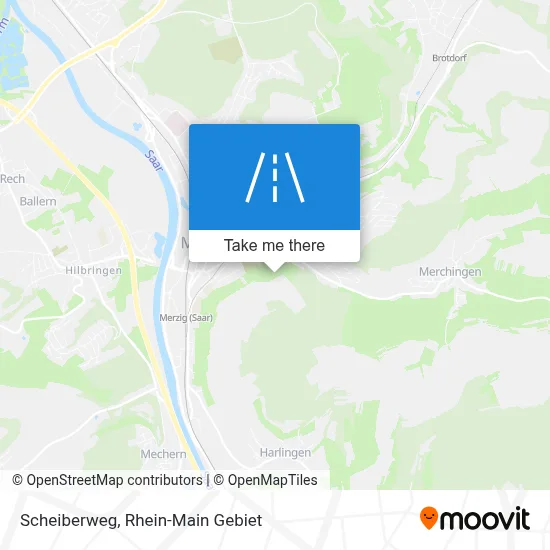 Scheiberweg map
