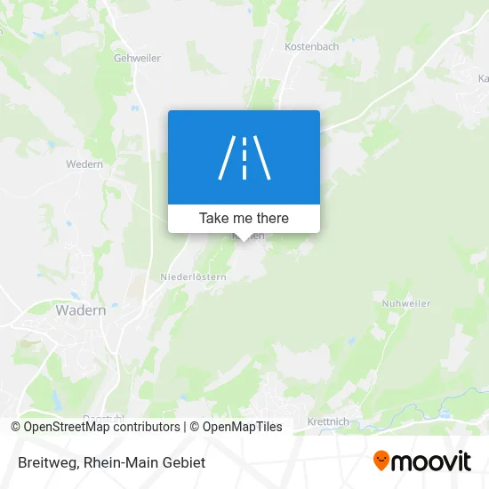 Breitweg map