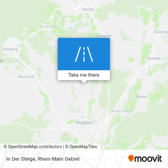 In Der Steige map