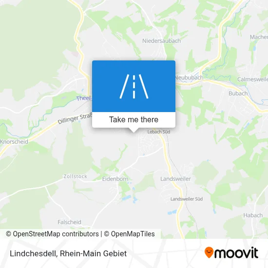 Lindchesdell map