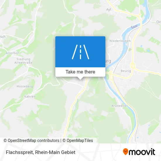 Flachsspreit map