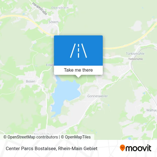 Center Parcs Bostalsee map