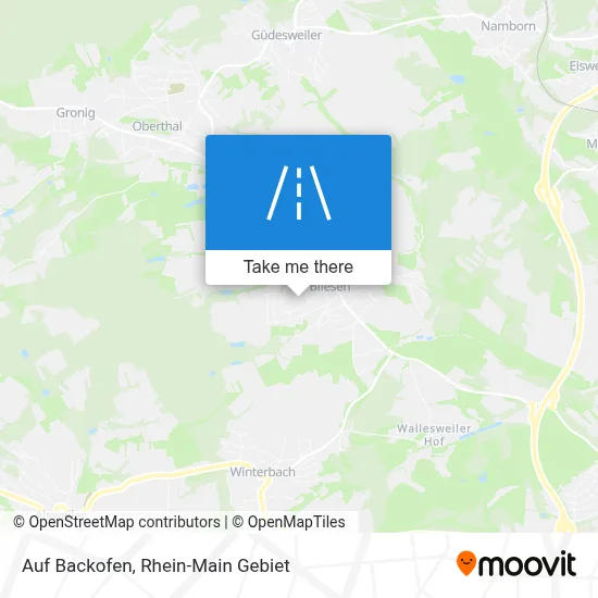 Auf Backofen map