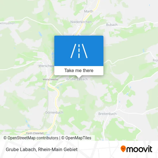 Grube Labach map