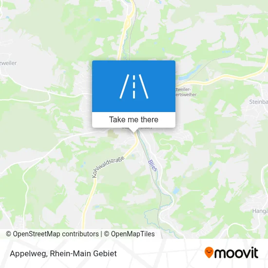 Appelweg map