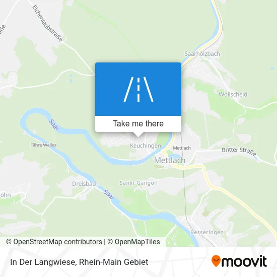 In Der Langwiese map