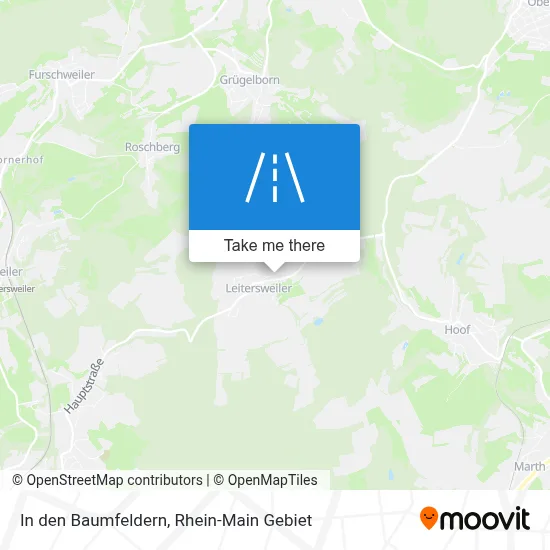 In den Baumfeldern map