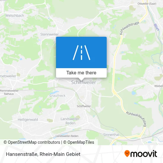 Hansenstraße map