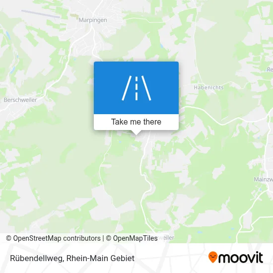 Rübendellweg map