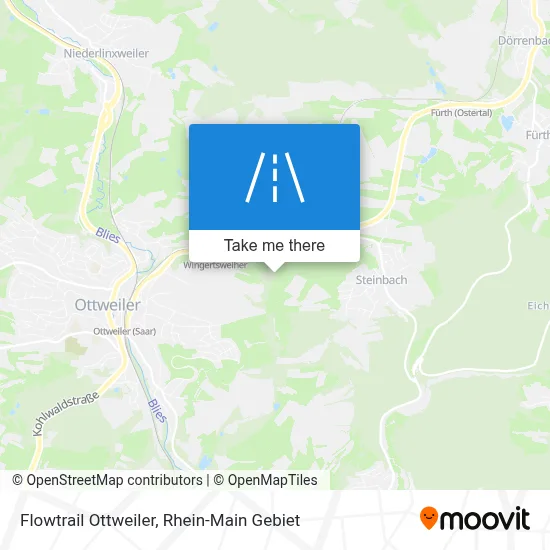 Flowtrail Ottweiler map