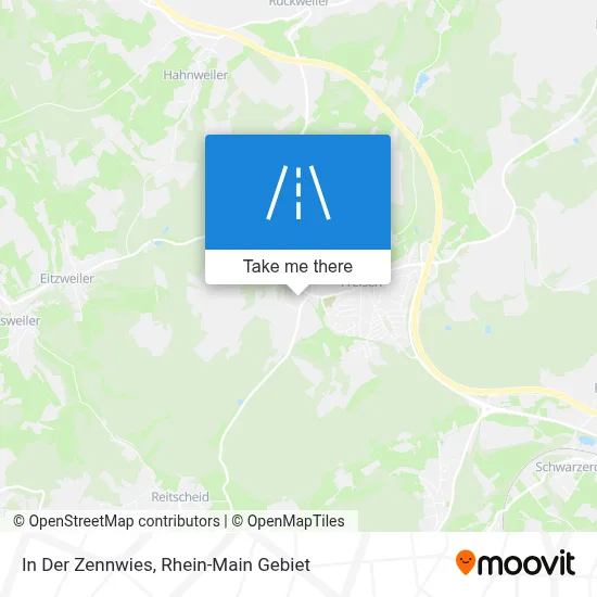 In Der Zennwies map