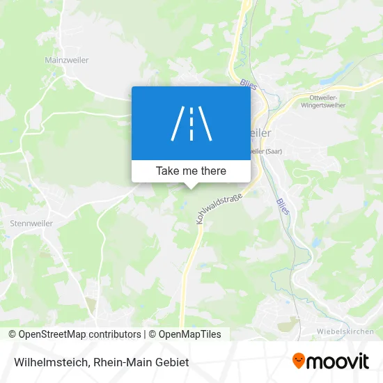Wilhelmsteich map