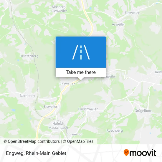Engweg map