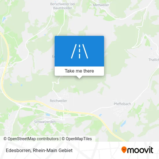 Edesborren map