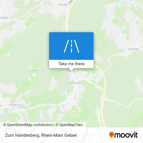 Zum Handenberg map
