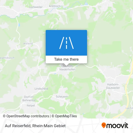 Auf Reiserfeld map
