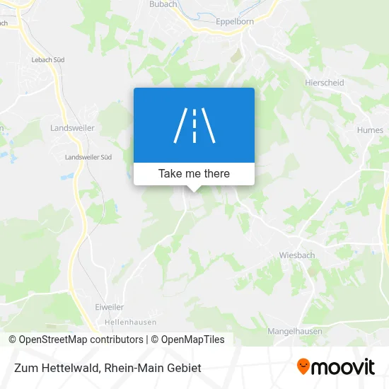 Zum Hettelwald map