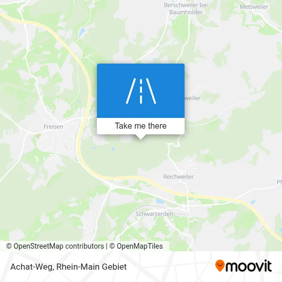 Achat-Weg map