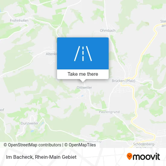 Im Bacheck map