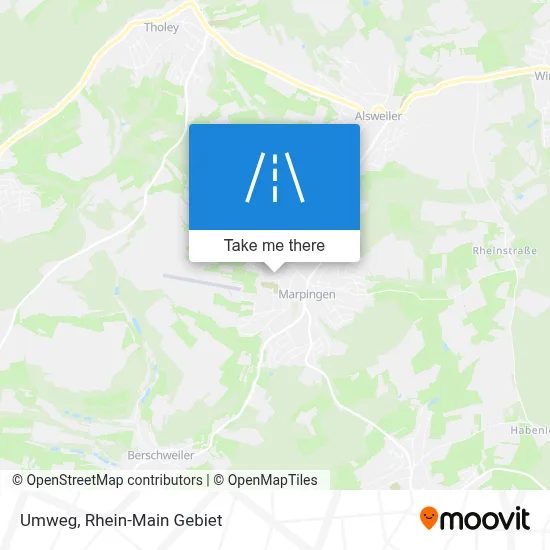 Umweg map
