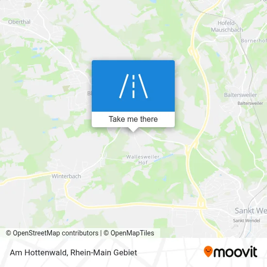 Am Hottenwald map