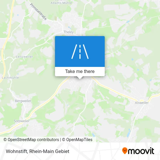 Wohnstift map