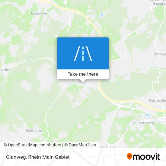 Glanweg map