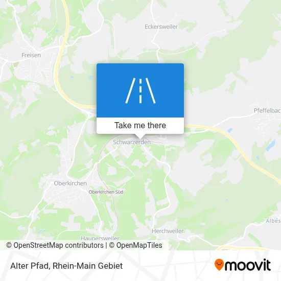 Alter Pfad map