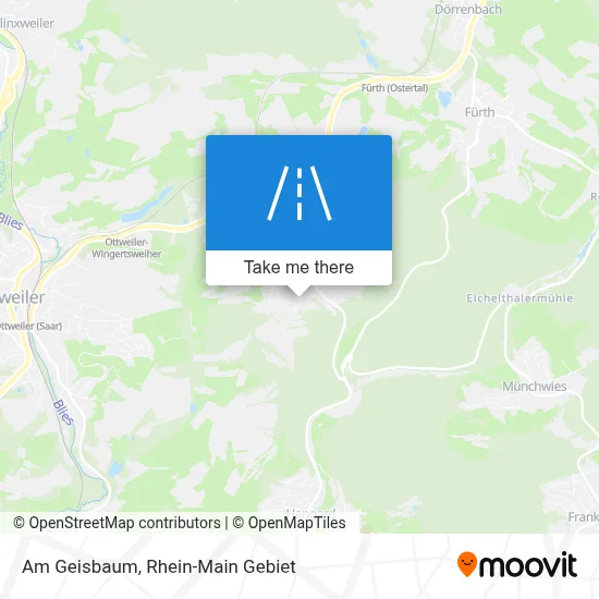 Am Geisbaum map