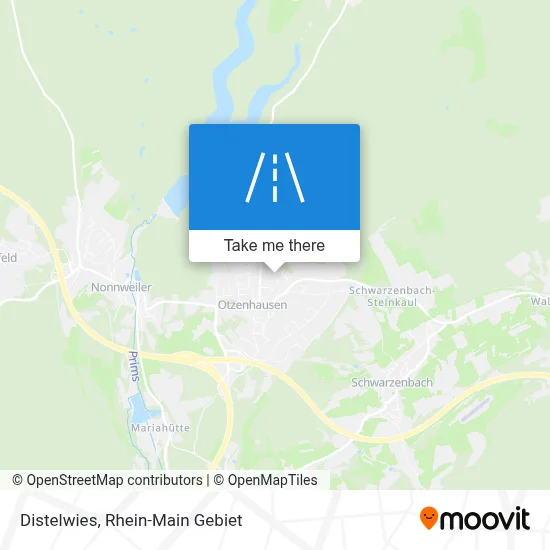 Distelwies map