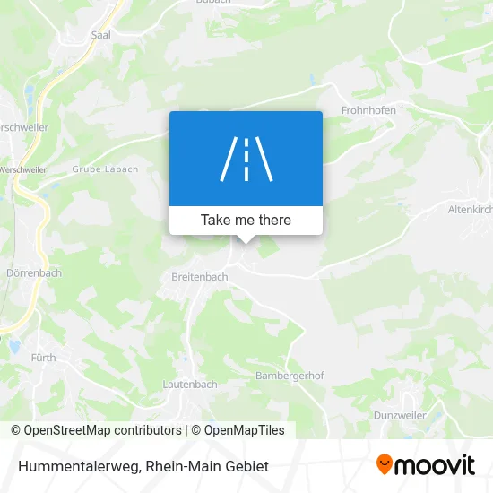 Hummentalerweg map