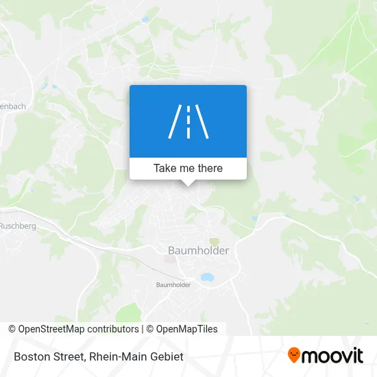 Boston Street map