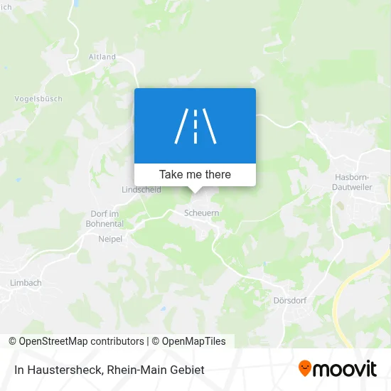 In Haustersheck map