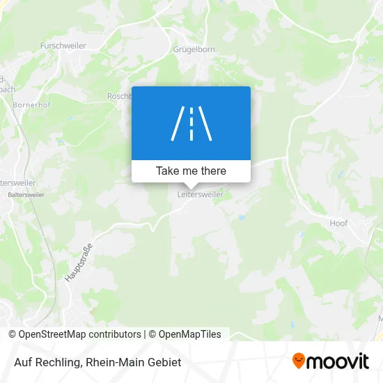 Auf Rechling map