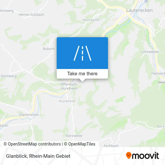 Glanblick map