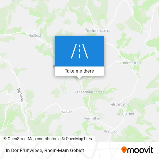 In Der Frühwiese map