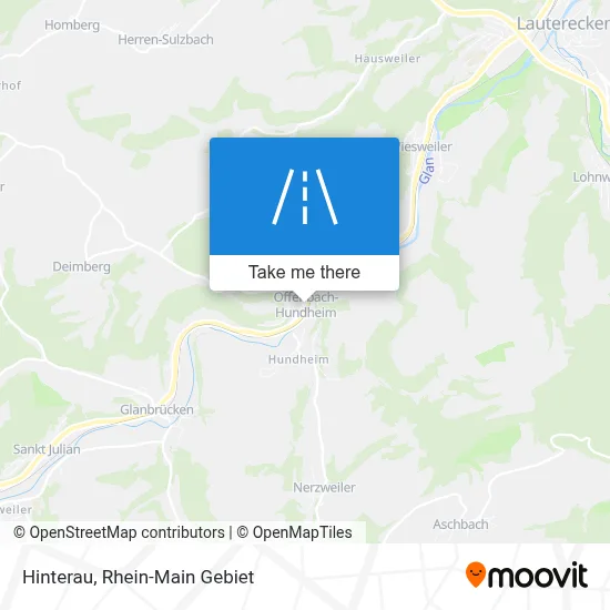 Hinterau map