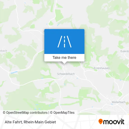 Alte Fahrt map