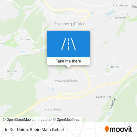 In Der Union map