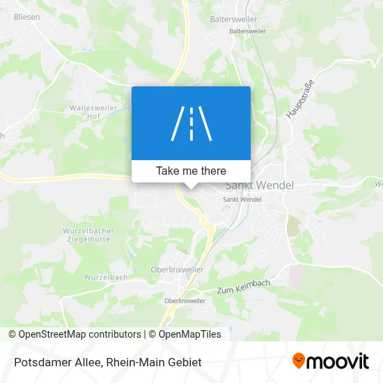 Potsdamer Allee map