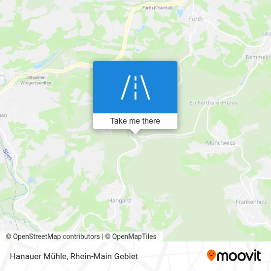 Hanauer Mühle map