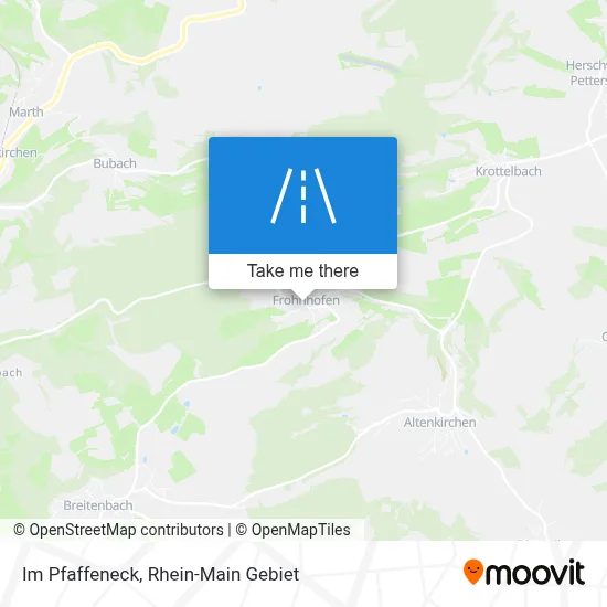 Im Pfaffeneck map
